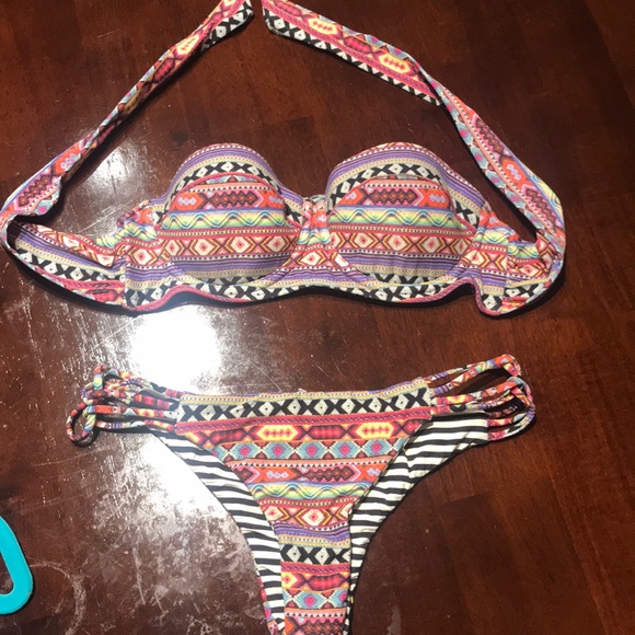 billabong strapless bikini